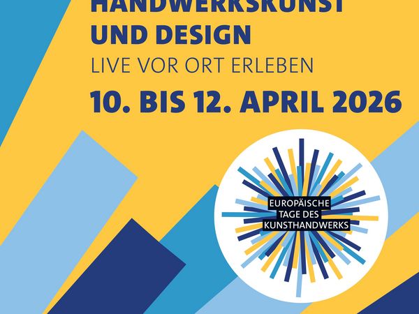 Plakat Europäische Tage des Kunsthandwerks