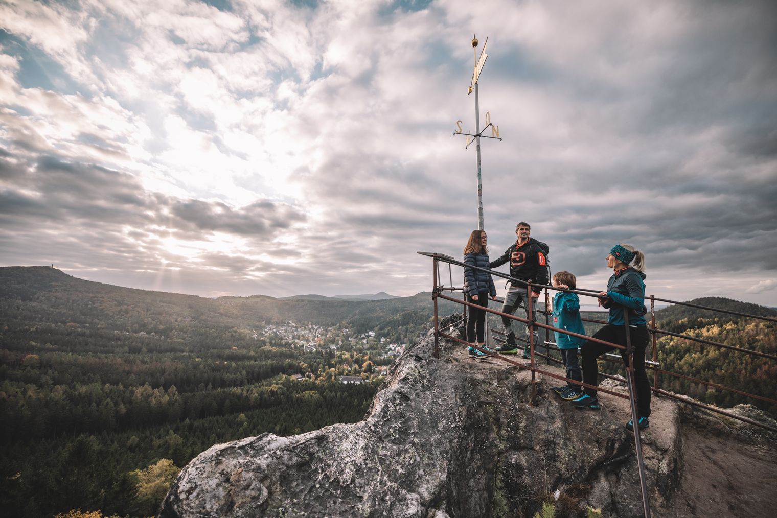 Qualitätswanderweg Oberlausitzer Bergweg, Familienwanderung im Zittauer Gebirge