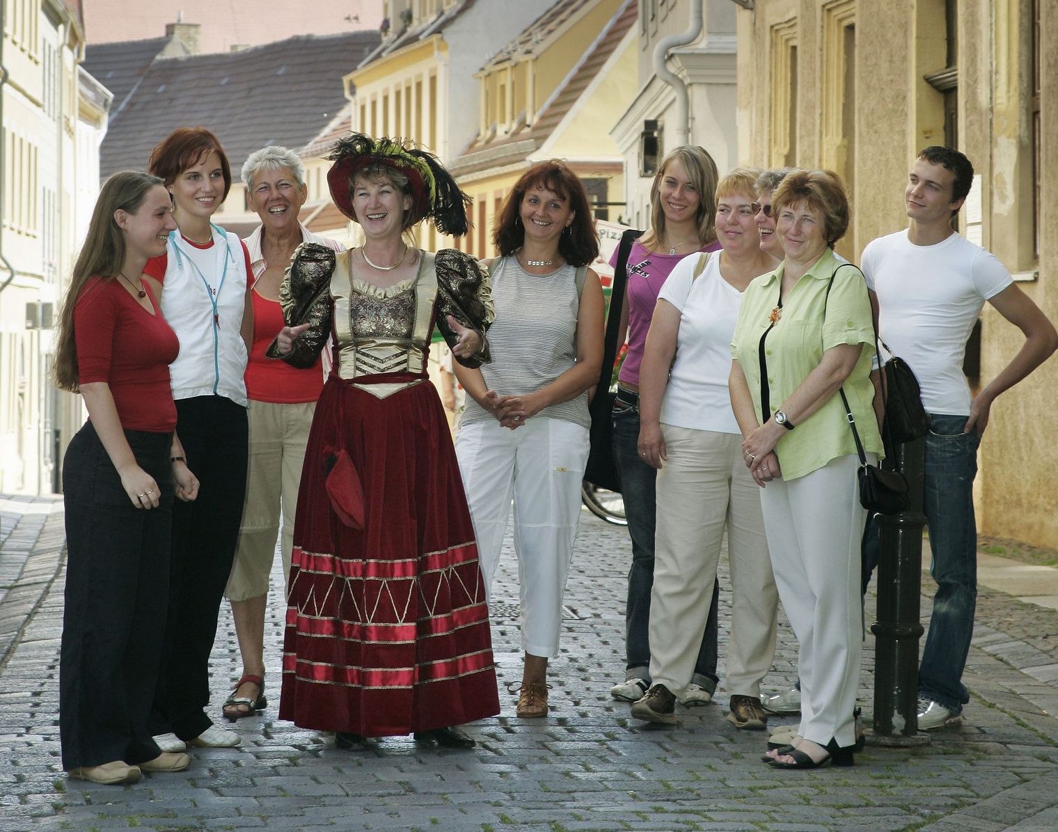 Stadtführung im Renaissancegewand im Schloss Torgau