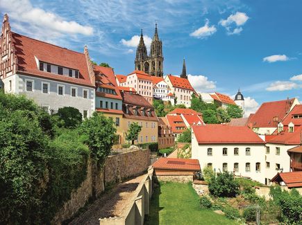 Blick auf die Stadt mit dem Dom