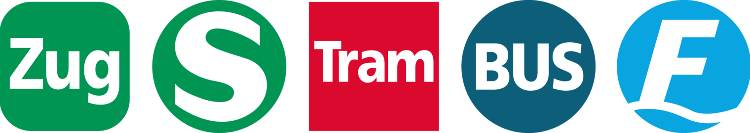Piktogrammreihe des Verkehrsverbund Oberelbe (VVO)