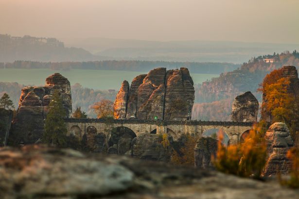 Bastei-Brücke im Elbsandsteingebirge 