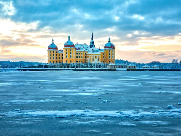 Schloss Moritzburg im Winter