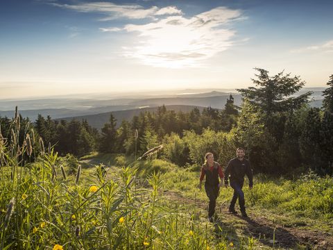 Wanderung auf den Fichtelberg