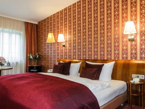 Gemütliches Hotelzimmer im Goldenen Hirsch