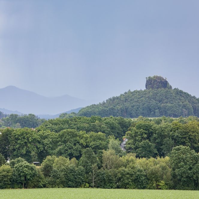 Blick zur Kaiserkrone in der sächsischen Schweiz