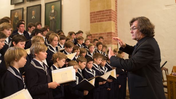 Blick auf den Thomanerchor Leipzig