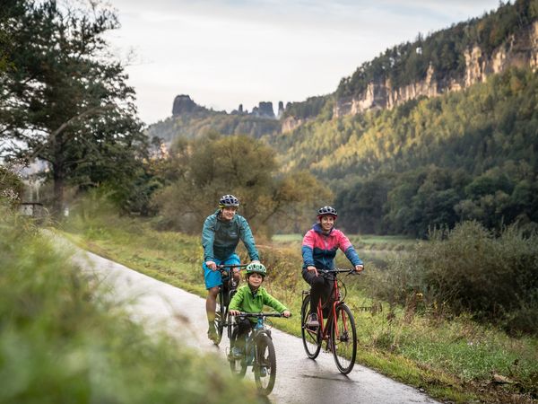 Elberadweg in Sachsen, Sächsische Schweiz