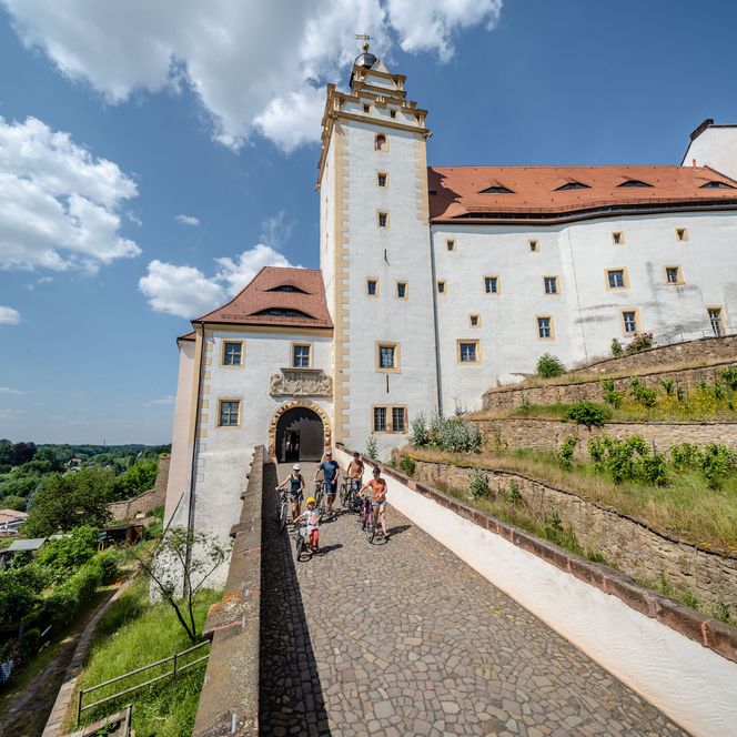 Schloss Colditz am Mulderadweg