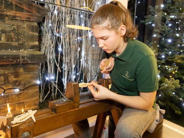 Das Foto zeigt einen Eindruck vom sächsischen Weihnachtsmarkt in London