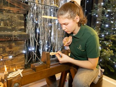 Das Foto zeigt einen Eindruck vom sächsischen Weihnachtsmarkt in London