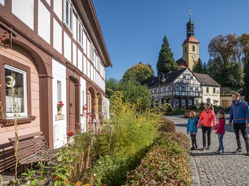 Qualitätswanderweg Oberlausitzer Bergweg, Großschönau