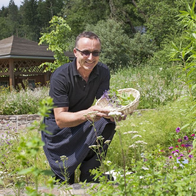 Kräutergarten im Thermalbad Wiesenbad