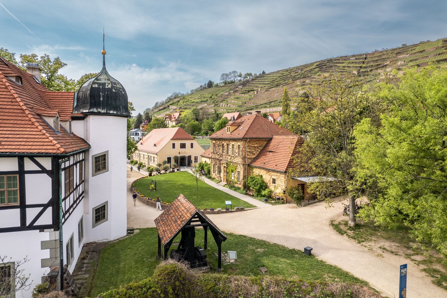 Sächsischer Weinwanderweg, Radebeul Hoflössnitz