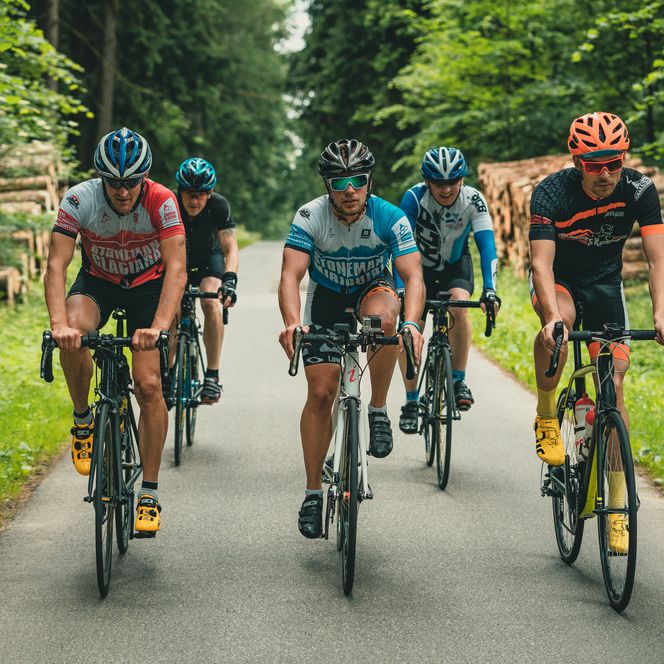 Rennradstrecke Stoneman Miriquidi Road im Erzgebirge