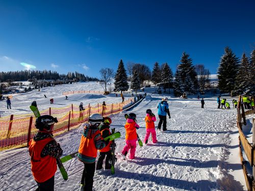Skiarena in Eibenstock im Erzgebirge