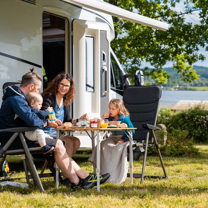Talsperre Pöhl Campingplatz Gunzenberg