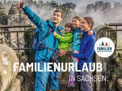 Titelcover Magazin "Familienurlaub in Sachsen 2026/27" Das Foto zeigt das Titelcover des Magazins "Familienurlaub in Sachsen 2026/27"