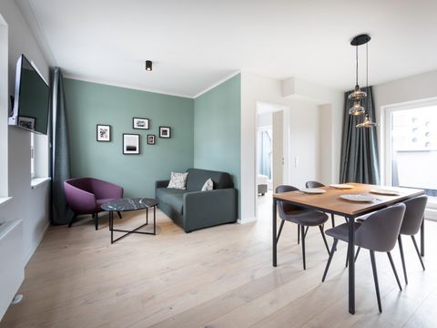 Blick in ein Hotelzimmer