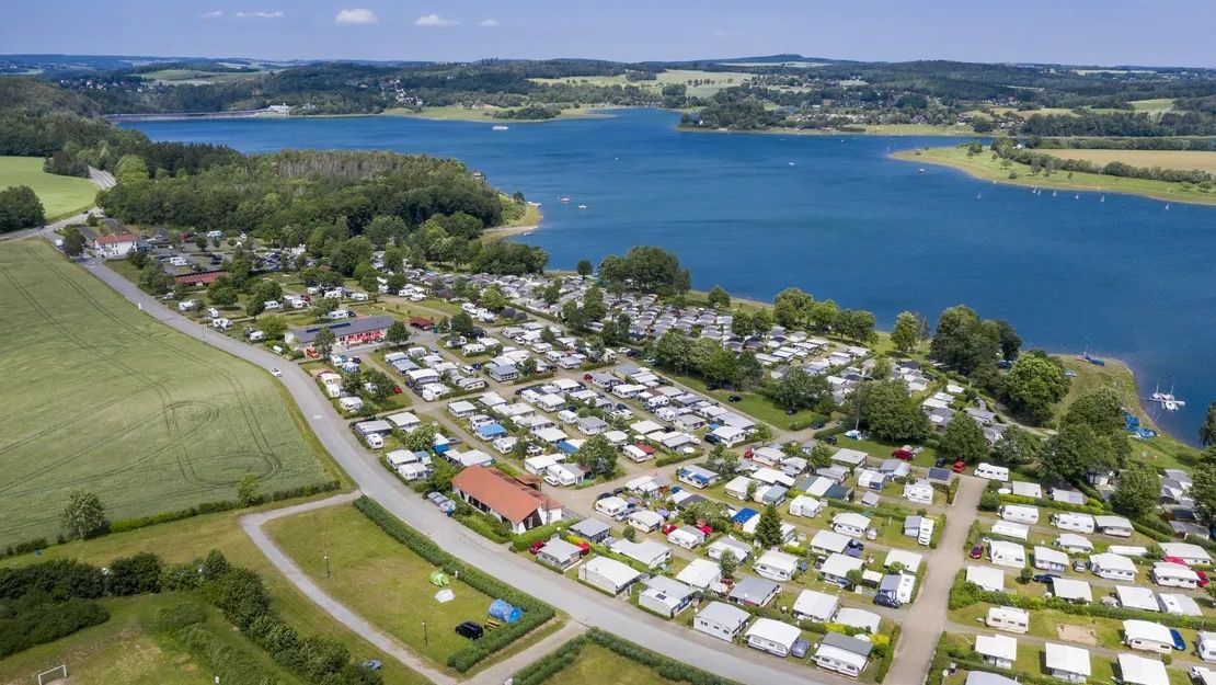 Campingplatz Gunzenberg an der Talsperre Pöhl