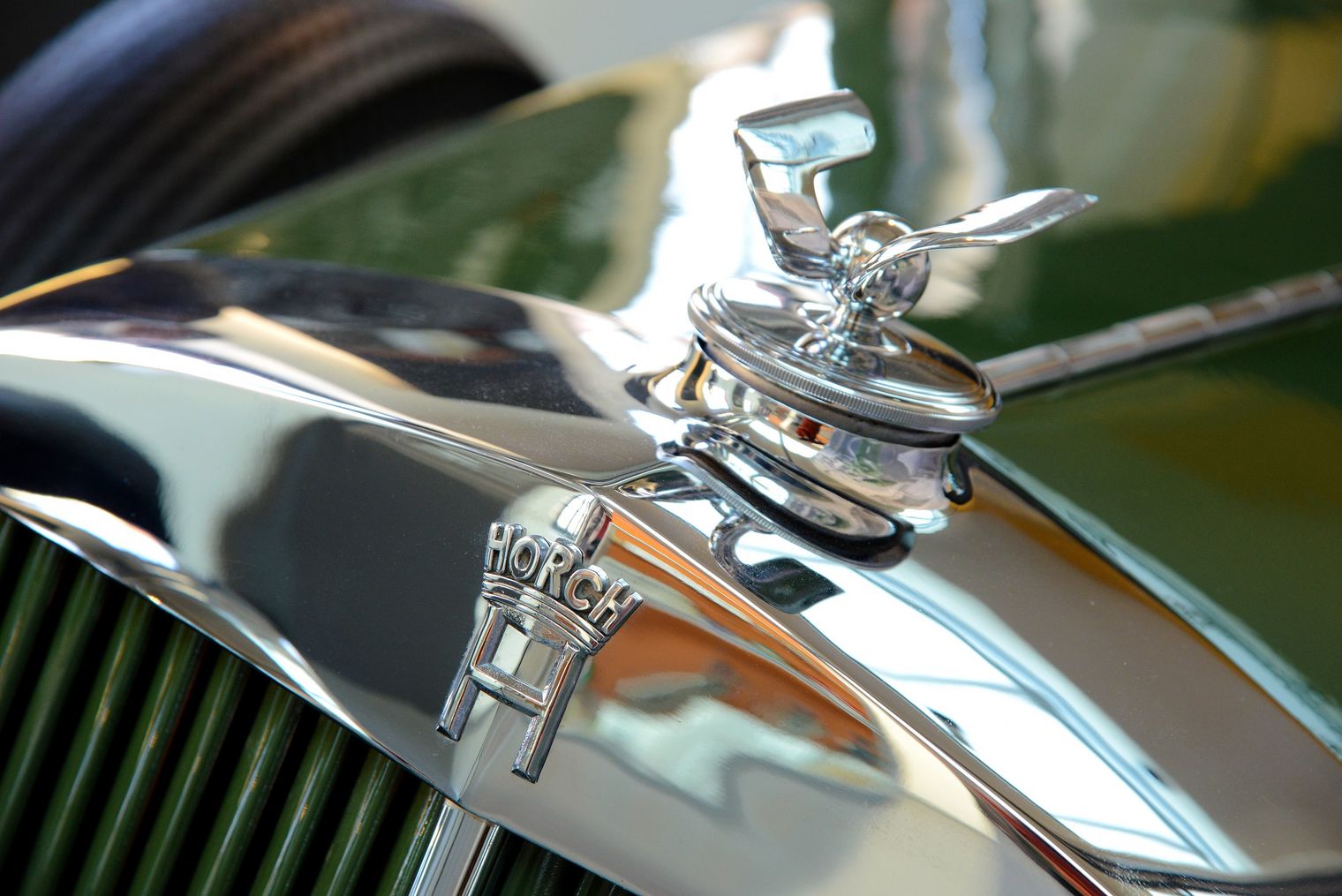 Nahaufnahme Horch im Horchmuseum Zwickau 