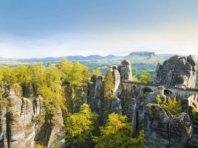 Basteibrücke Sächsische Schweiz; Foto: Katja Fouad Vollmer