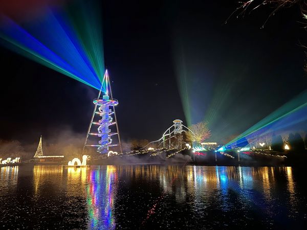 Winterzauber im Sonnenlandpark Winterzauber im Sonnenlandpark, Lasershow