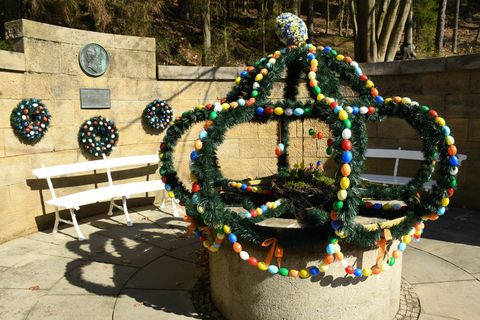 Bad Elster am Osterpfad im Vogtland