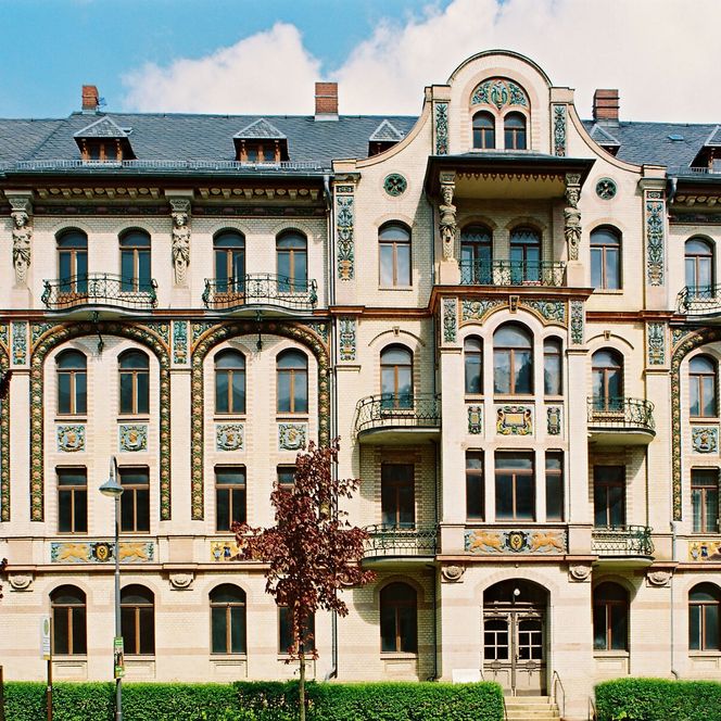 Chemnitz Majolika Fassade // Chemnitz Majolika Facade