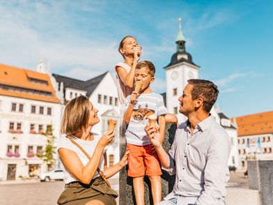 Familienausflug im familienfreundlichen Ort Freiberg