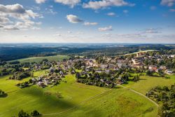 Blick auf die Stadt Schöneck