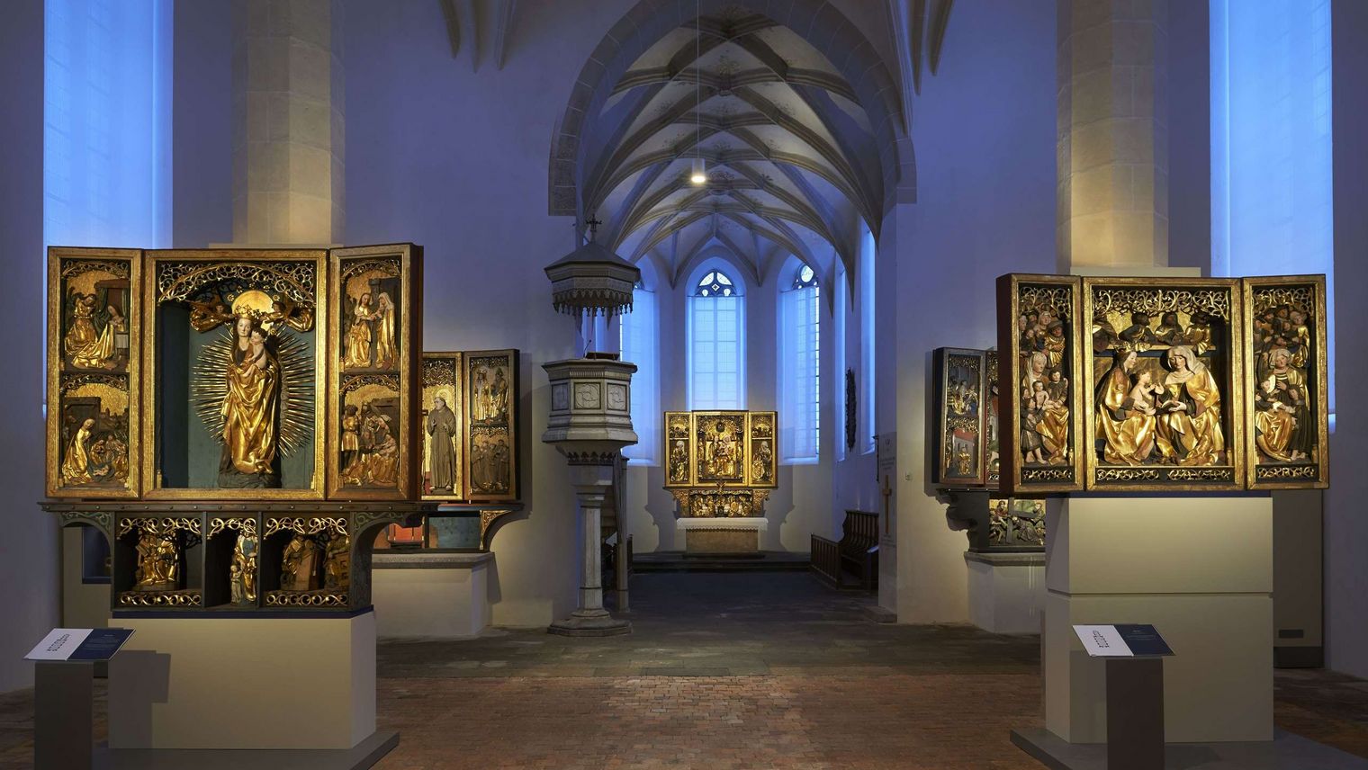 Innenansicht der Klosterkirche Kamenz