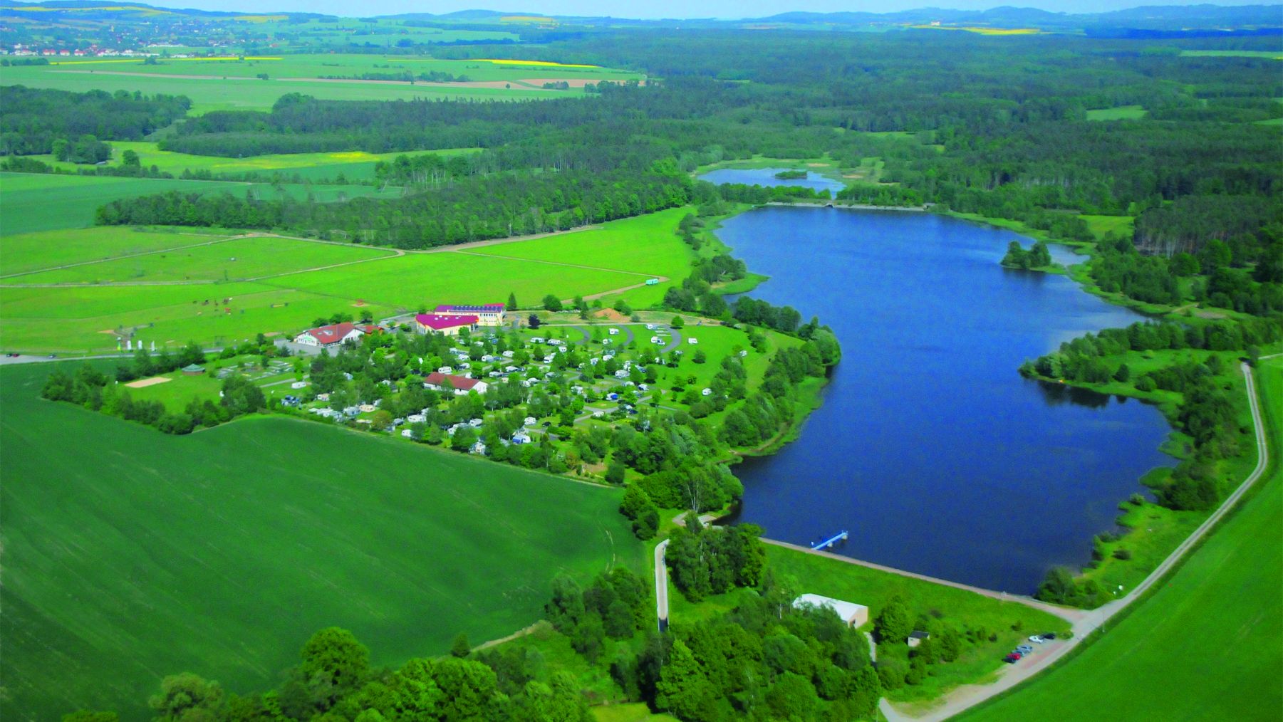 Luftbild Campingplatz LuxOase