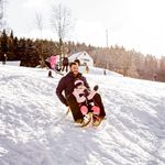 Rodeln am Kegelberg / Erlbach im Vogtland