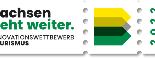 Logo Sachsen geht weiter. Innovationswettbewerb Tourismus 2022