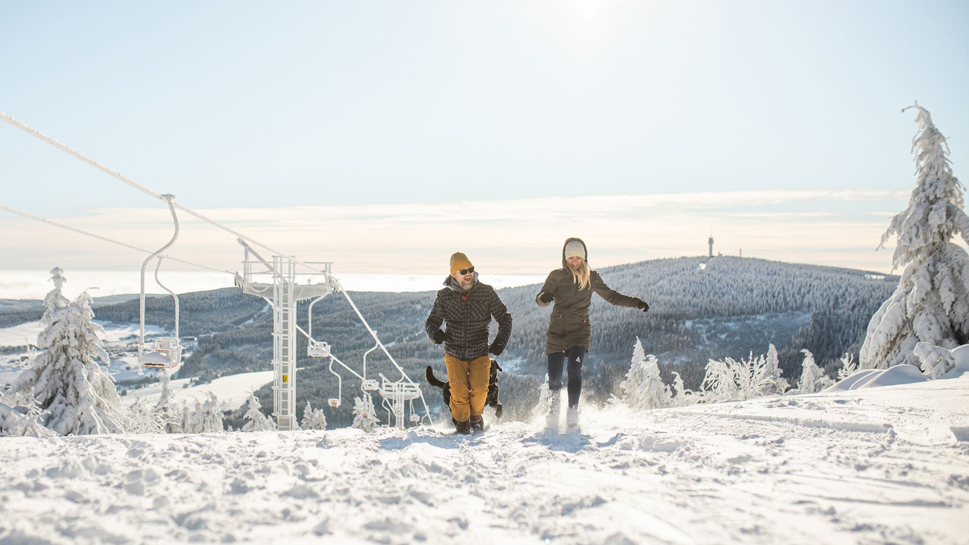 Winterwandern im Erzgebirge