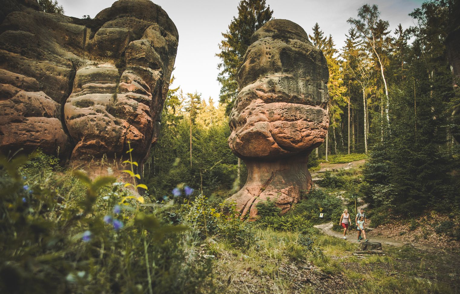 Qualitätswanderweg Oberlausitzer Bergweg, Kelchsteine