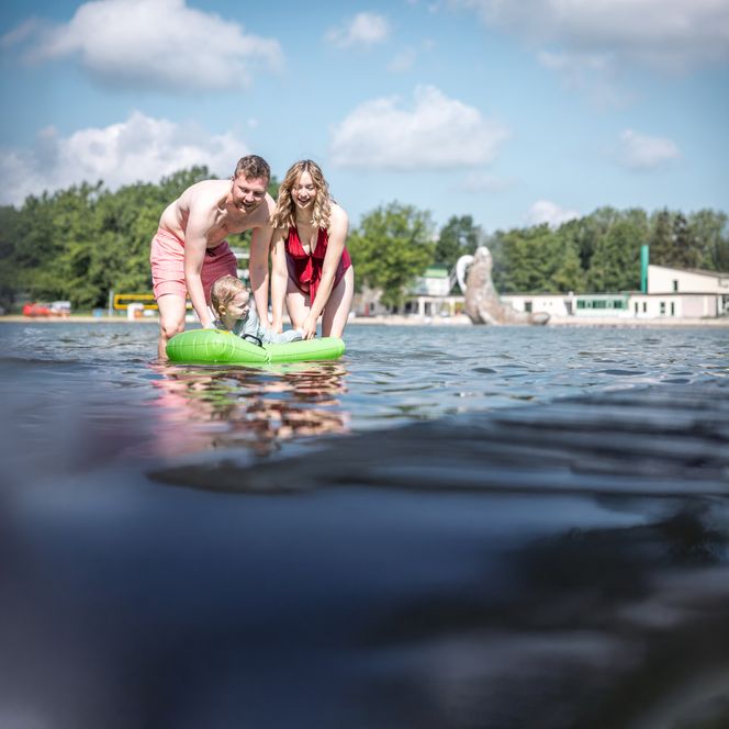 Waldstrandbad im Trixi Park Zittauer Gebirge