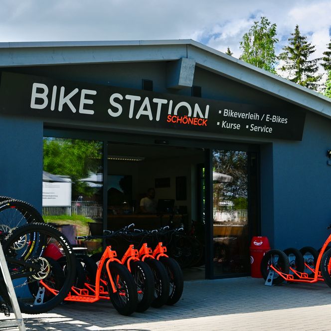 Bikestation in Schöneck