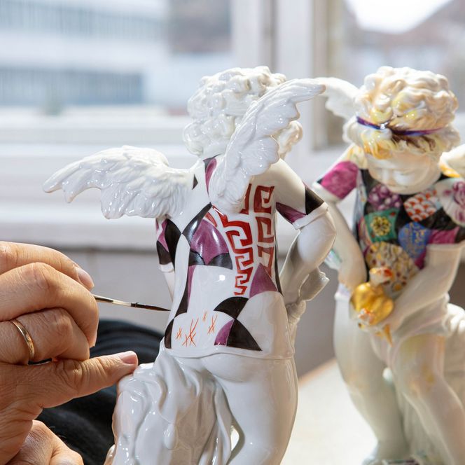 Aufgussmalerei Porzellanmanufaktur Meissen