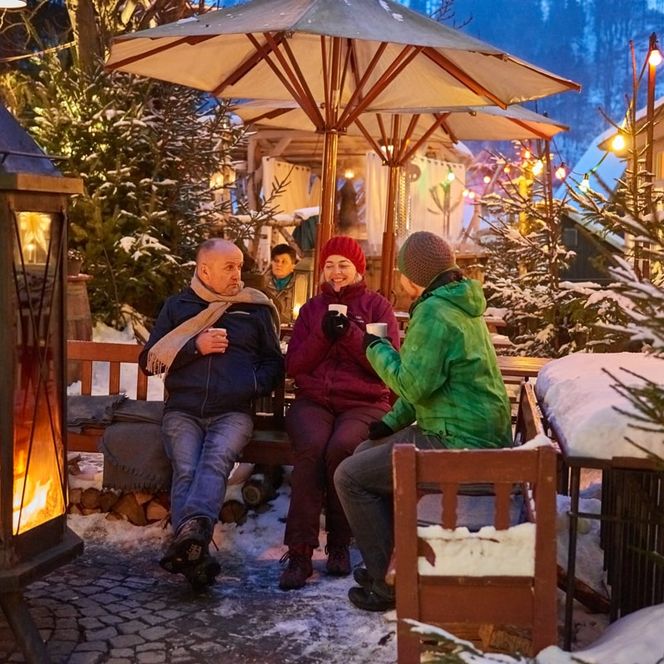Mühlenhof im Winterdorf Schmilka