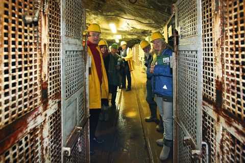 Innenaufnahme Besucherbergwerk Freiberg 