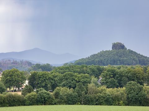 Blick zur Kaiserkrone in der sächsischen Schweiz