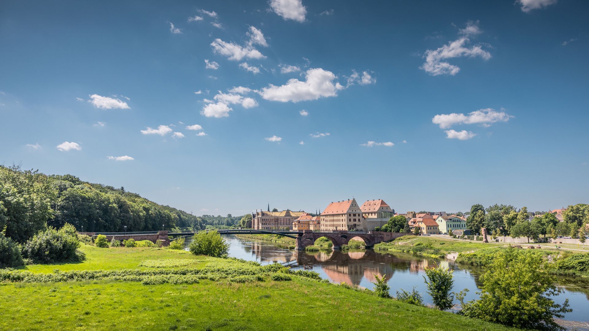 Grimma am Mulderadweg, Stadtansicht