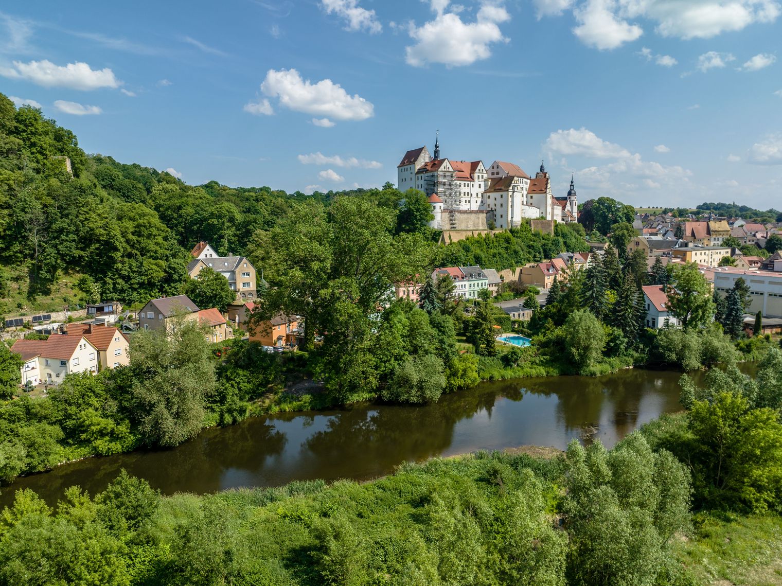 Schloss Colditz am Mulderadweg
