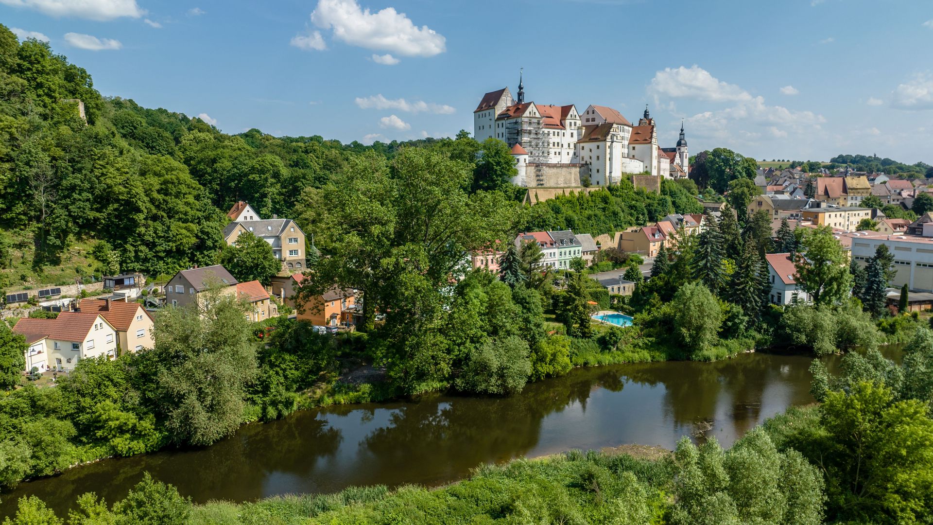 Schloss Colditz am Mulderadweg