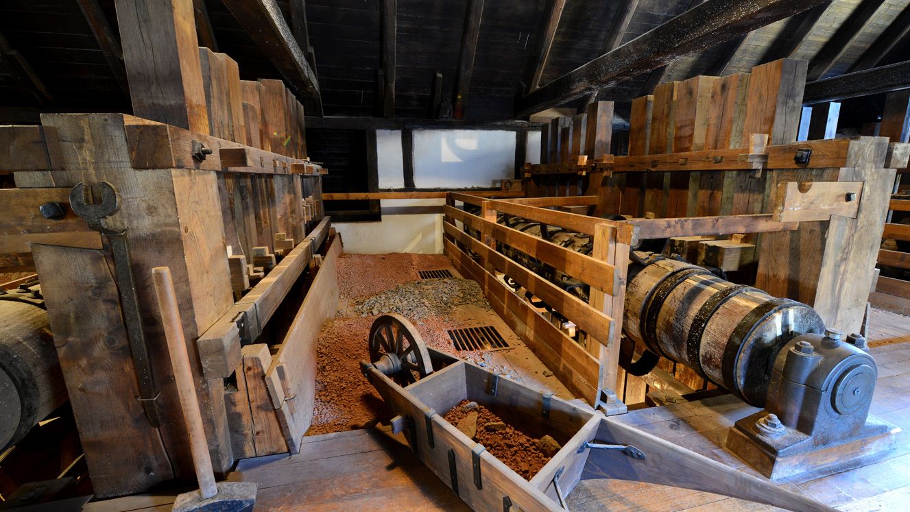 Innenaufnahme des Bergbaumuseums in Altenberg 