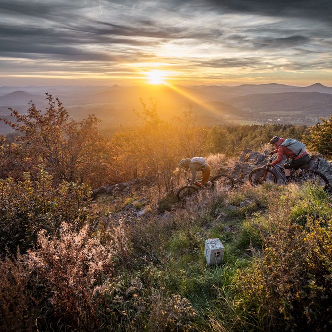 MTBiken im Zittauer Gebirge, im kleinsten Mittelgebirge Deutschlands