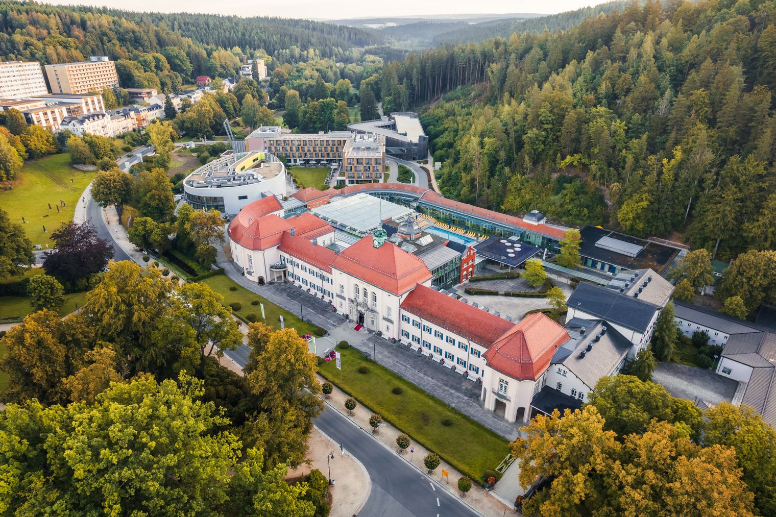 Luftbild Albertbad Bad Elster