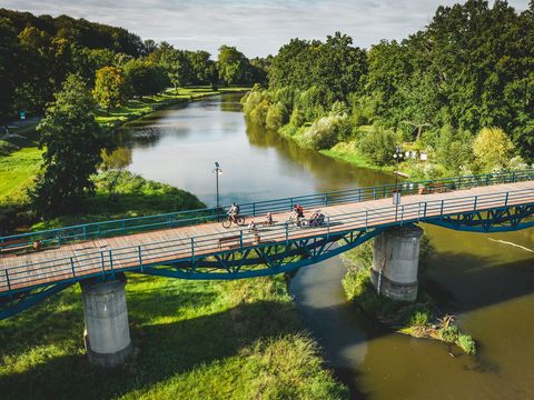 Bad Muskau am Oder-Neiße-Radweg 
